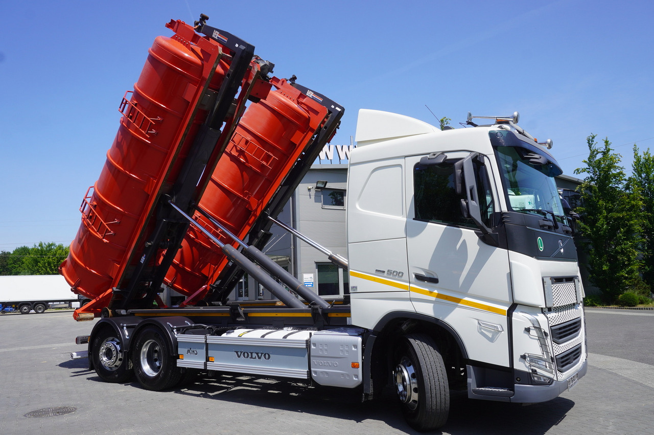 VOLVO Volvo FH 500 / Septic barrel 13000 l / Hook lift 21 t / 2022 / 3rd axle steered / 2 units - Slurry tanker: picture 4 VOLVO Volvo FH 500 / Septic barrel 13000 l / Hook lift 21 t / 2022 / 3rd axle steered / 2 units - Slurry tanker: picture 4