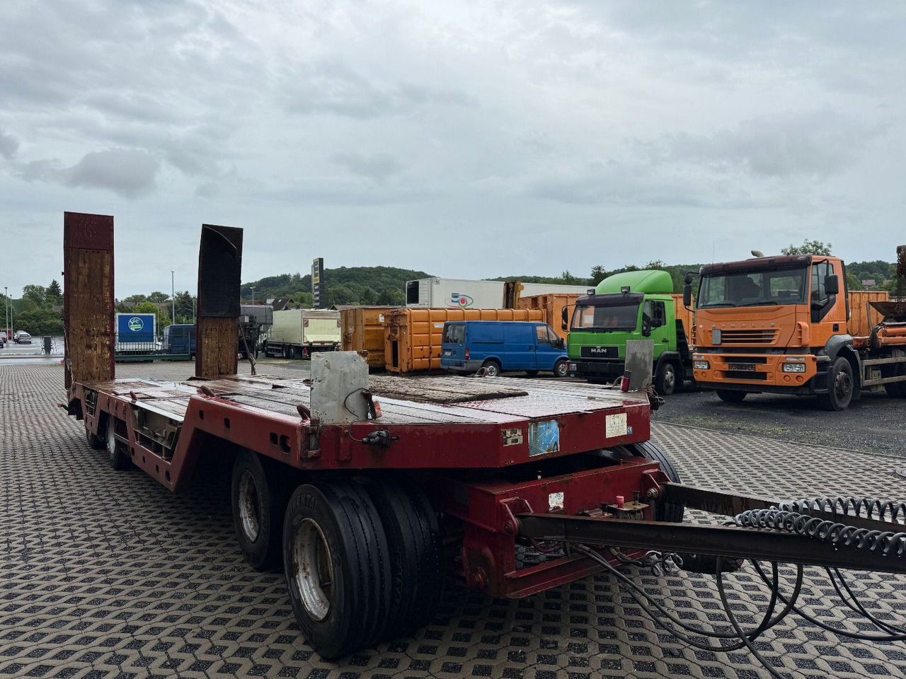DEMMLER TÜ 4 Mit Radmulden 40To - Low loader trailer: picture 3 DEMMLER TÜ 4 Mit Radmulden 40To - Low loader trailer: picture 3
