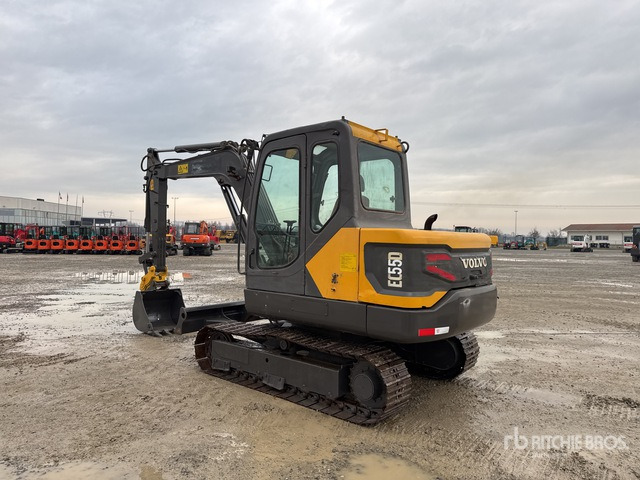 2016 Volvo EC55D Mini Excavator: <6.6t - Mini excavator: picture 2 2016 Volvo EC55D Mini Excavator: <6.6t - Mini excavator: picture 2