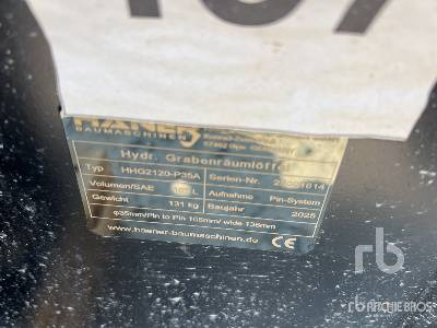HAENER HHG2120-P35A Tilt (Unused) - Excavator bucket: picture 5 HAENER HHG2120-P35A Tilt (Unused) - Excavator bucket: picture 5