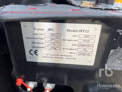 JPC HT12 (Unused) - Mini excavator: picture 5 JPC HT12 (Unused) - Mini excavator: picture 5
