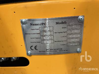 JPC KV12 (Unused) - Mini excavator: picture 5 JPC KV12 (Unused) - Mini excavator: picture 5