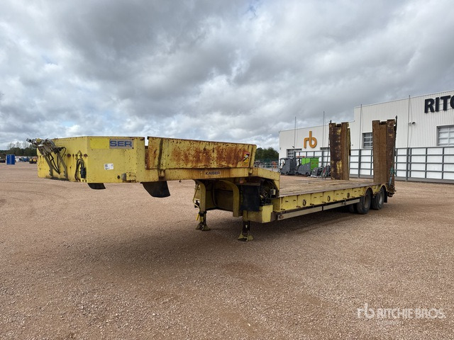 2002 Kaiser S3802F T/A Semi-Remorque Porte-Engins ... Lowboy Trailer - Low loader semi-trailer: picture 2 2002 Kaiser S3802F T/A Semi-Remorque Porte-Engins ... Lowboy Trailer - Low loader semi-trailer: picture 2