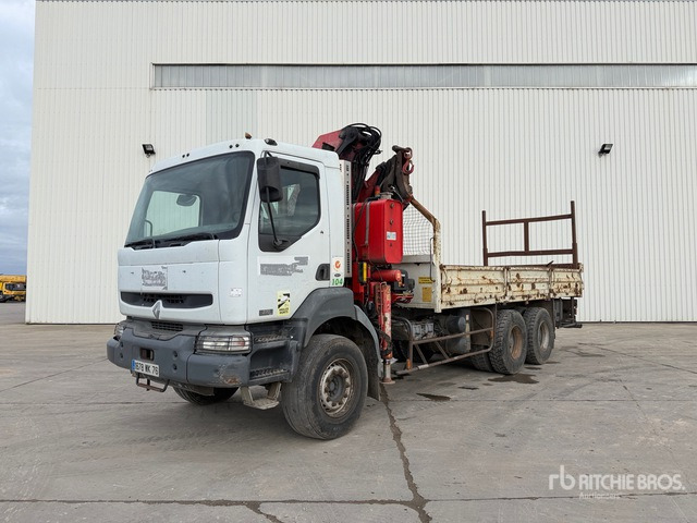 2003 Renault Kerax 380 2003 Fassi F270A Articulated Bo ... Flatbed Truck with Crane - Dropside/ Flatbed truck, Crane truck: picture 1 2003 Renault Kerax 380 2003 Fassi F270A Articulated Bo ... Flatbed Truck with Crane - Dropside/ Flatbed truck, Crane truck: picture 1