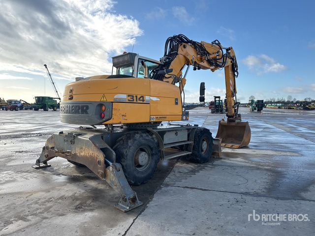 2012 Liebherr A314 Litronic Pelle Sur Pneus Wheel Excavator - Wheel excavator: picture 3 2012 Liebherr A314 Litronic Pelle Sur Pneus Wheel Excavator - Wheel excavator: picture 3