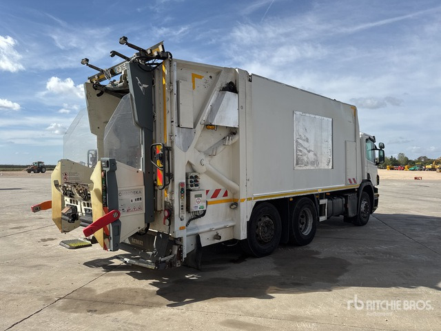 2012 Scania P 280 6x2 Camion Benne A Ordures Mena ... Waste Collection Truck - Flail mower/ Mulcher: picture 4 2012 Scania P 280 6x2 Camion Benne A Ordures Mena ... Waste Collection Truck - Flail mower/ Mulcher: picture 4