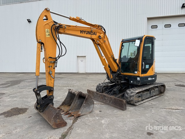 2017 Hyundai R60CR-9A Mini-Pelle Mini Excavator: <6.6t - Mini excavator: picture 1 2017 Hyundai R60CR-9A Mini-Pelle Mini Excavator: <6.6t - Mini excavator: picture 1