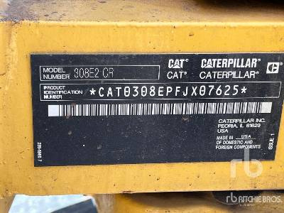 CAT 308E2 CR Pelle Sur Chenilles - Crawler excavator: picture 5 CAT 308E2 CR Pelle Sur Chenilles - Crawler excavator: picture 5