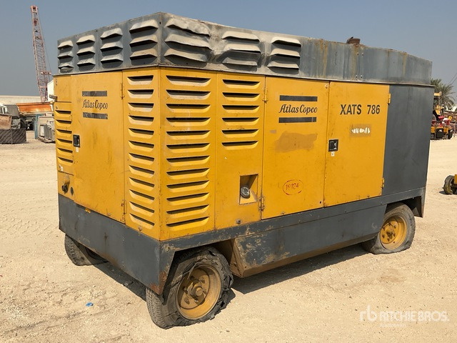 2007 Atlas Copco XATS786 Mobile (Inoperable) Air Compressor - Air compressor: picture 3 2007 Atlas Copco XATS786 Mobile (Inoperable) Air Compressor - Air compressor: picture 3