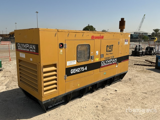 2012 Olympian GEH275-4 275 kVA Skid-Mounted (Inoperable) Generator Set - Generator set: picture 1 2012 Olympian GEH275-4 275 kVA Skid-Mounted (Inoperable) Generator Set - Generator set: picture 1