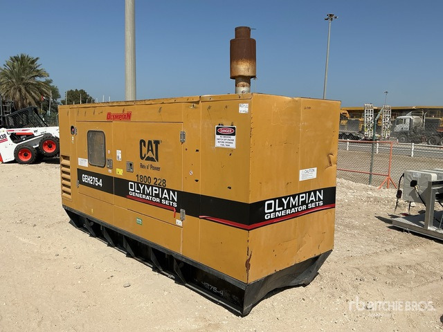 2012 Olympian GEH275-4 275 kVA Skid-Mounted (Inoperable) Generator Set - Generator set: picture 2 2012 Olympian GEH275-4 275 kVA Skid-Mounted (Inoperable) Generator Set - Generator set: picture 2