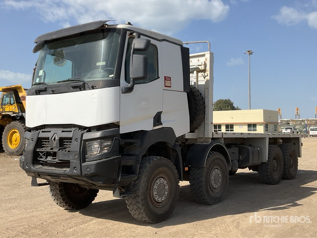 2018 Renault K460 8x8 Twin-Steer Sleeper Flatbed Truck - Dropside/ Flatbed truck: picture 1 2018 Renault K460 8x8 Twin-Steer Sleeper Flatbed Truck - Dropside/ Flatbed truck: picture 1
