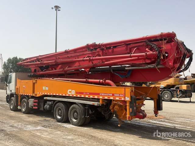 2020 Mercedes-Benz Actros 4143 2020 Sany SYM5449THBE 56 m on 8 ... Concrete Pump Truck - Concrete pump truck: picture 3 2020 Mercedes-Benz Actros 4143 2020 Sany SYM5449THBE 56 m on 8 ... Concrete Pump Truck - Concrete pump truck: picture 3