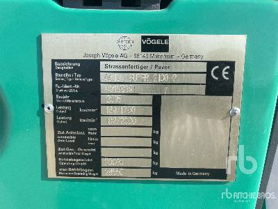 VOGELE SUPER S2100-2 Track - Asphalt paver: picture 5 VOGELE SUPER S2100-2 Track - Asphalt paver: picture 5