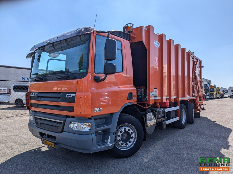 DAF FAN CF75.250 6x2/4 Dagcabine Euro5 - MOL/VDK Pusher 2000 OB + Terberg TCA-DELW-2 - 08/2025APK - Garbage truck: picture 1 DAF FAN CF75.250 6x2/4 Dagcabine Euro5 - MOL/VDK Pusher 2000 OB + Terberg TCA-DELW-2 - 08/2025APK - Garbage truck: picture 1