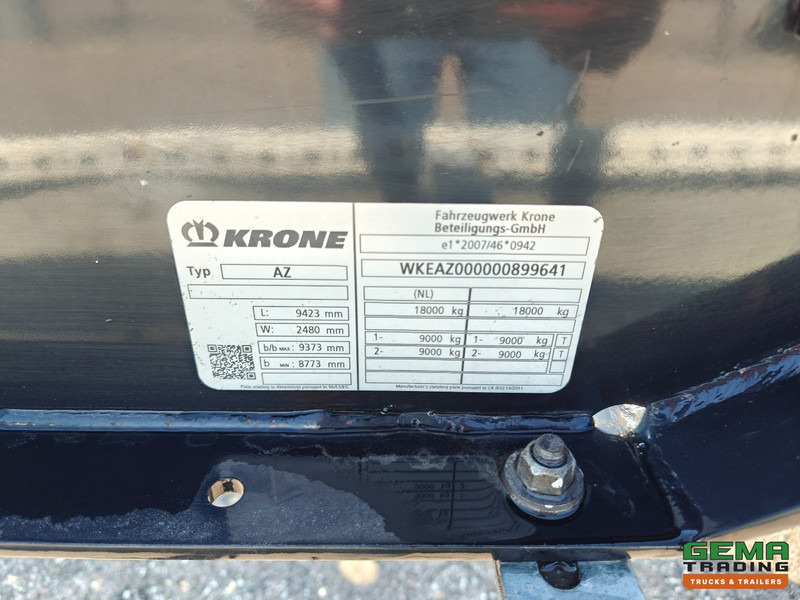 Container transporter/ Swap body trailer Krone AZ 2-Assen BPW - BDF Systeem - Schijfremmen - Luchtvering - 11/2025 APK: picture 18