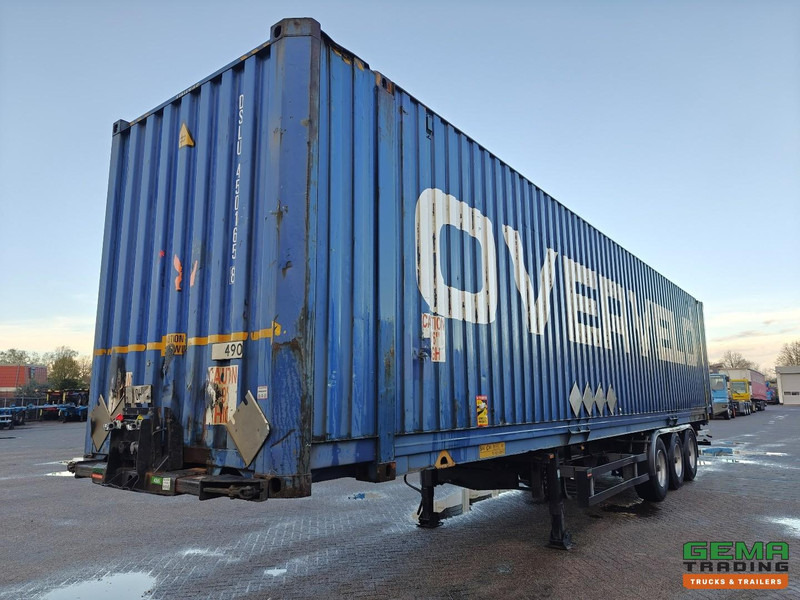 Pacton T3-007 3-Assen BPW - Containerchassis + 45FT HiCube Container - Reservewieldrager - Container transporter/ Swap body semi-trailer: picture 2 Pacton T3-007 3-Assen BPW - Containerchassis + 45FT HiCube Container - Reservewieldrager - Container transporter/ Swap body semi-trailer: picture 2