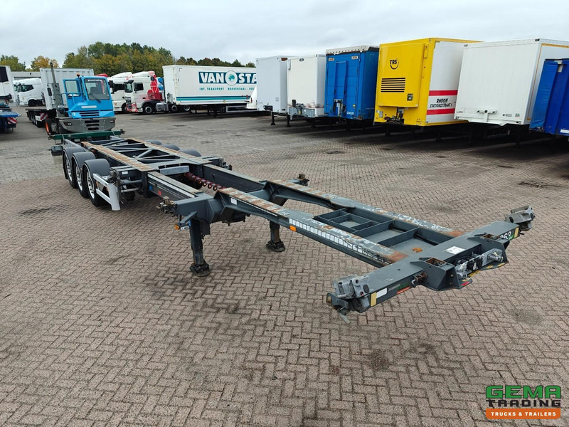 Container transporter/ Swap body semi-trailer Van Hool A3C002 3-Assen MB - MULTI - Schijfremmen - LiftAs - Midden/Achterschuiver - Alle Aansluitingen - Alcoa - QuickLock: picture 7