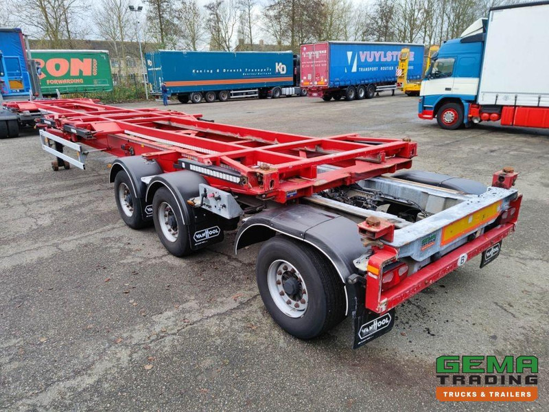 Van Hool A3C002 StuurasAs - 2x 20FT Frames - All Connections (O826) - Container transporter/ Swap body semi-trailer: picture 2 Van Hool A3C002 StuurasAs - 2x 20FT Frames - All Connections (O826) - Container transporter/ Swap body semi-trailer: picture 2