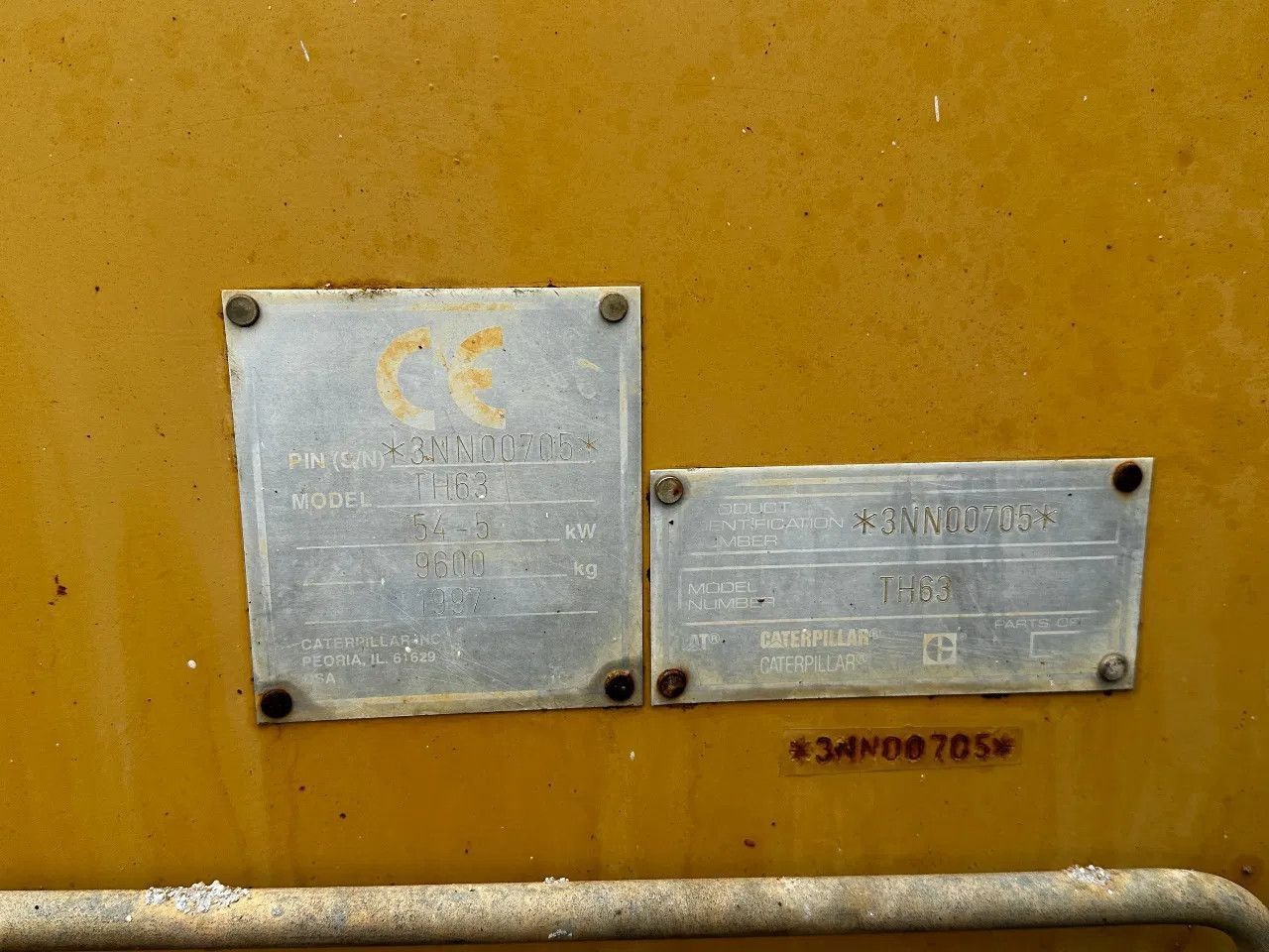 CAT Caterpillar TH63 4X4X4 Telehandler - Telescopic handler: picture 5 CAT Caterpillar TH63 4X4X4 Telehandler - Telescopic handler: picture 5