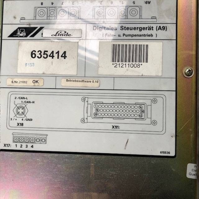 Electrical system for Material handling equipment Digital Motor controller A9: picture 6 Electrical system for Material handling equipment Digital Motor controller A9: picture 6