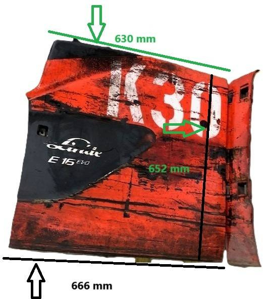 Door assy. for Linde 386-02 - Frame/ Chassis for Material handling equipment: picture 2 Door assy. for Linde 386-02 - Frame/ Chassis for Material handling equipment: picture 2