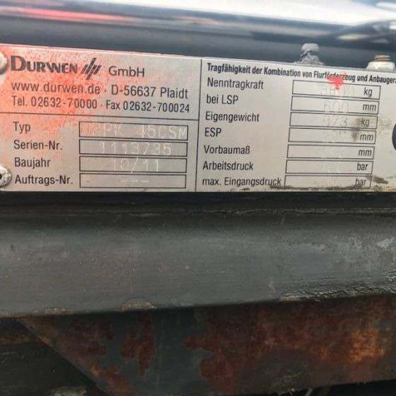 Dürwen Triple pallet handler - Forks for Material handling equipment: picture 1 Dürwen Triple pallet handler - Forks for Material handling equipment: picture 1