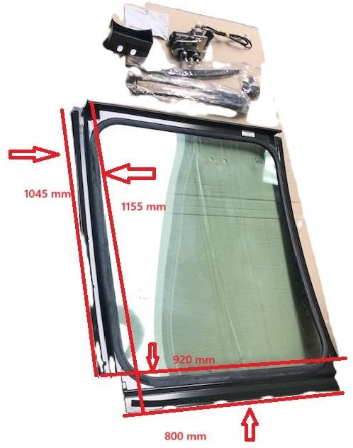Front window for Nissan - Window and parts for Material handling equipment: picture 2 Front window for Nissan - Window and parts for Material handling equipment: picture 2