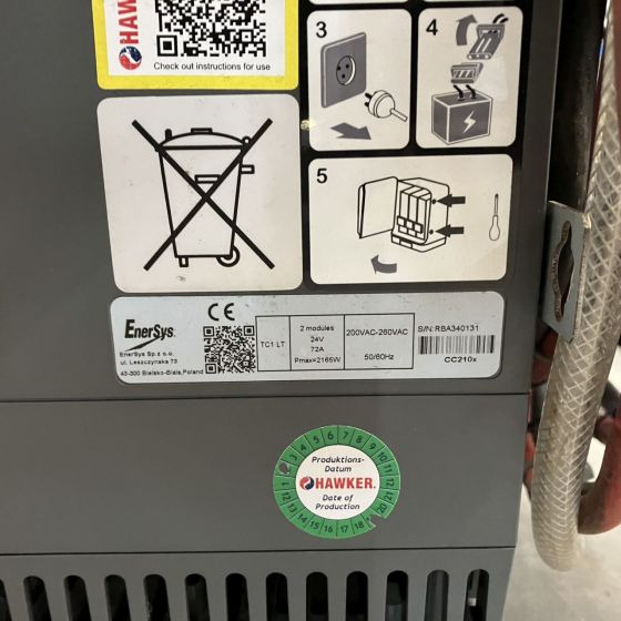 Hawker 24V/72A Lifetech TC1LT - Electrical system for Material handling equipment: picture 4 Hawker 24V/72A Lifetech TC1LT - Electrical system for Material handling equipment: picture 4