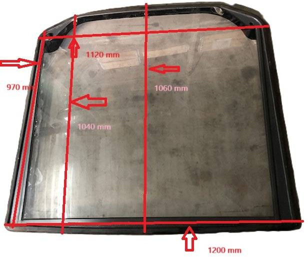 Wind screen PC version plastic for Linde - Window and parts for Material handling equipment: picture 2 Wind screen PC version plastic for Linde - Window and parts for Material handling equipment: picture 2