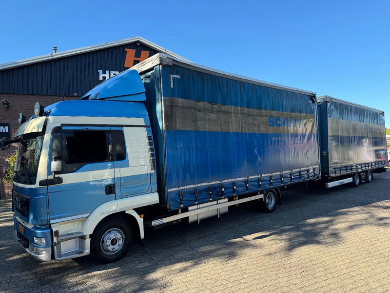 MAN TGL 4X2 JUMBO Kombi 123m3 Krone CodeXL EURO6 - Curtain side truck: picture 1 MAN TGL 4X2 JUMBO Kombi 123m3 Krone CodeXL EURO6 - Curtain side truck: picture 1
