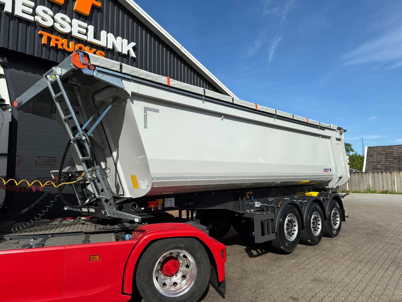 Schmitz Cargobull SKI 24 SL 28m3 Stalen kipper Liftas Automatisch zeil, Nieuw! - Tipper semi-trailer: picture 1 Schmitz Cargobull SKI 24 SL 28m3 Stalen kipper Liftas Automatisch zeil, Nieuw! - Tipper semi-trailer: picture 1