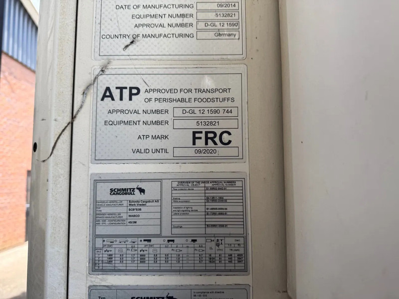 Isothermal semi-trailer Schmitz Cargobull SKO 24 5x Meatrails Rohrbahnen Fleisch Hooks Carrier Vector 1950MT: picture 20