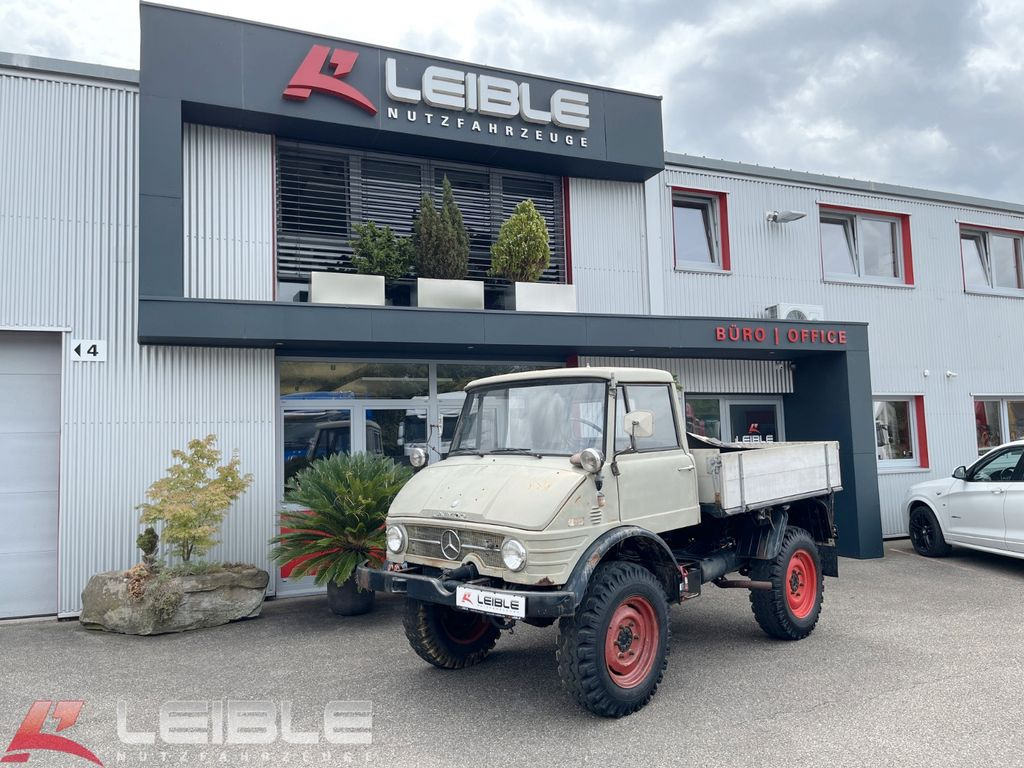 Dropside/ Flatbed truck Unimog 406*Pritsche*Oldtimer*6-Zylinder*Zapfwelle: picture 1