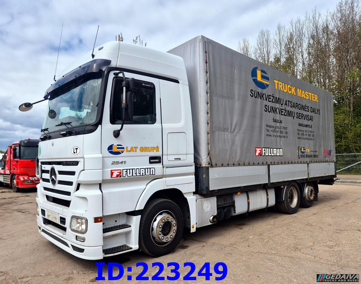 MERCEDES-BENZ Actros 2541 6x2 Retarder Euro5 - Curtain side truck: picture 1 MERCEDES-BENZ Actros 2541 6x2 Retarder Euro5 - Curtain side truck: picture 1