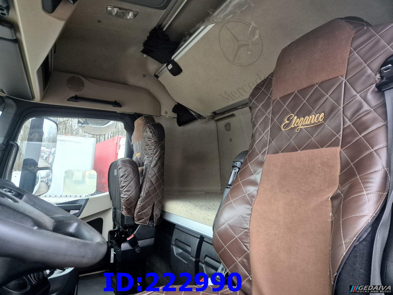 Curtain side truck MERCEDES-BENZ Actros 2542 6x2 Euro6 + Wielton trailer: picture 17