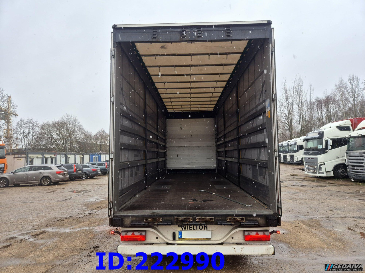 Curtain side truck MERCEDES-BENZ Actros 2542 6x2 Euro6 + Wielton trailer: picture 9