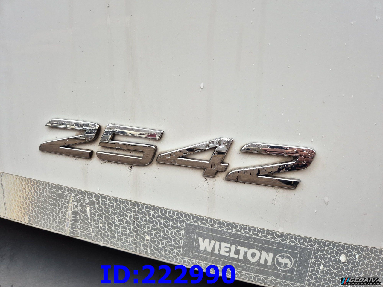 Curtain side truck MERCEDES-BENZ Actros 2542 6x2 Euro6 + Wielton trailer: picture 15