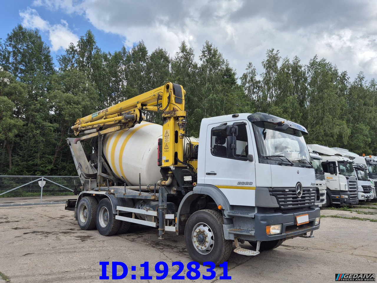 MERCEDES-BENZ Atego 2628 6x4 Schwing 17m 9m3 - Concrete pump truck: picture 5 MERCEDES-BENZ Atego 2628 6x4 Schwing 17m 9m3 - Concrete pump truck: picture 5