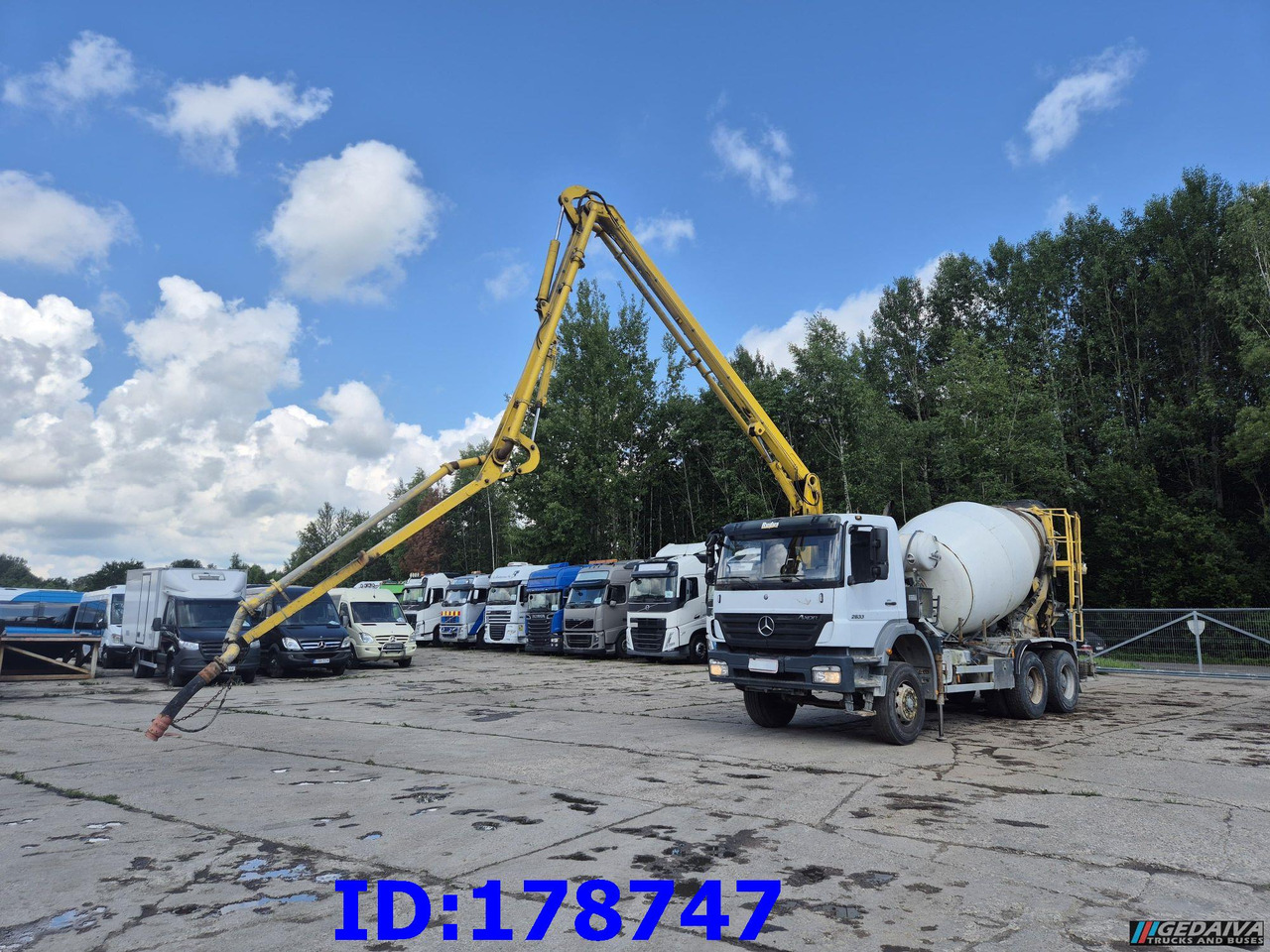 MERCEDES-BENZ Axor 2633 6x4 Schwing 750 - Concrete pump truck: picture 1 MERCEDES-BENZ Axor 2633 6x4 Schwing 750 - Concrete pump truck: picture 1