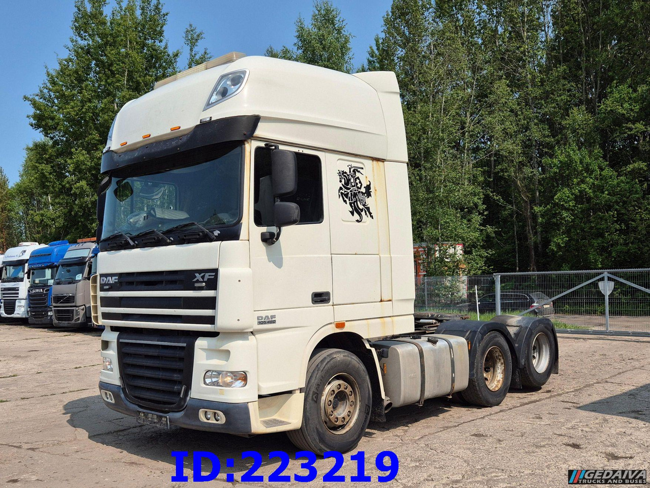 DAF XF 105.460 6X2 (10 tyre) Retarder Euro5 - Tractor unit: picture 4 DAF XF 105.460 6X2 (10 tyre) Retarder Euro5 - Tractor unit: picture 4