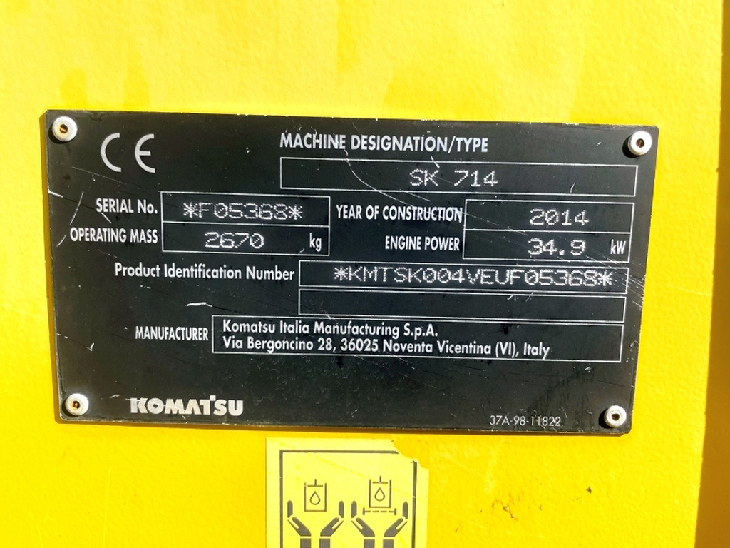 Komatsu SK714 (4077) - Skid steer loader: picture 3 Komatsu SK714 (4077) - Skid steer loader: picture 3