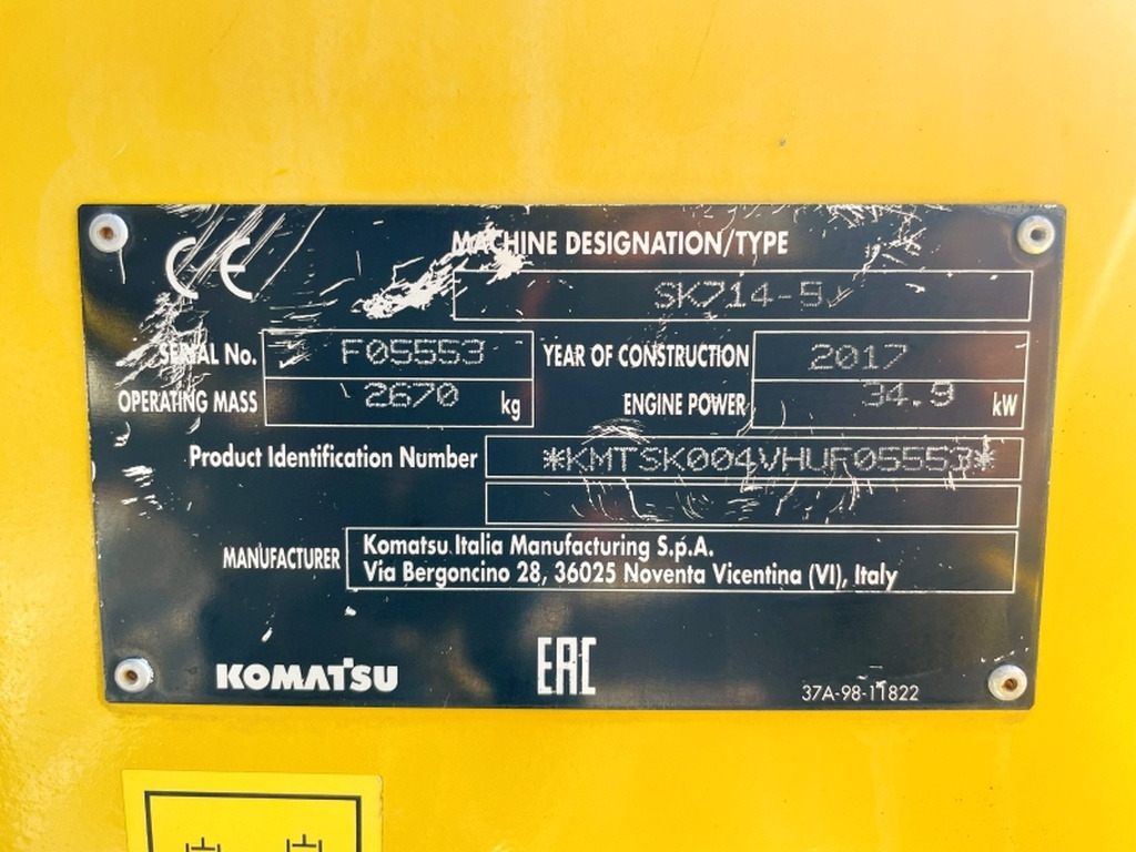 Komatsu SK714-5 (4065) - Skid steer loader: picture 3 Komatsu SK714-5 (4065) - Skid steer loader: picture 3