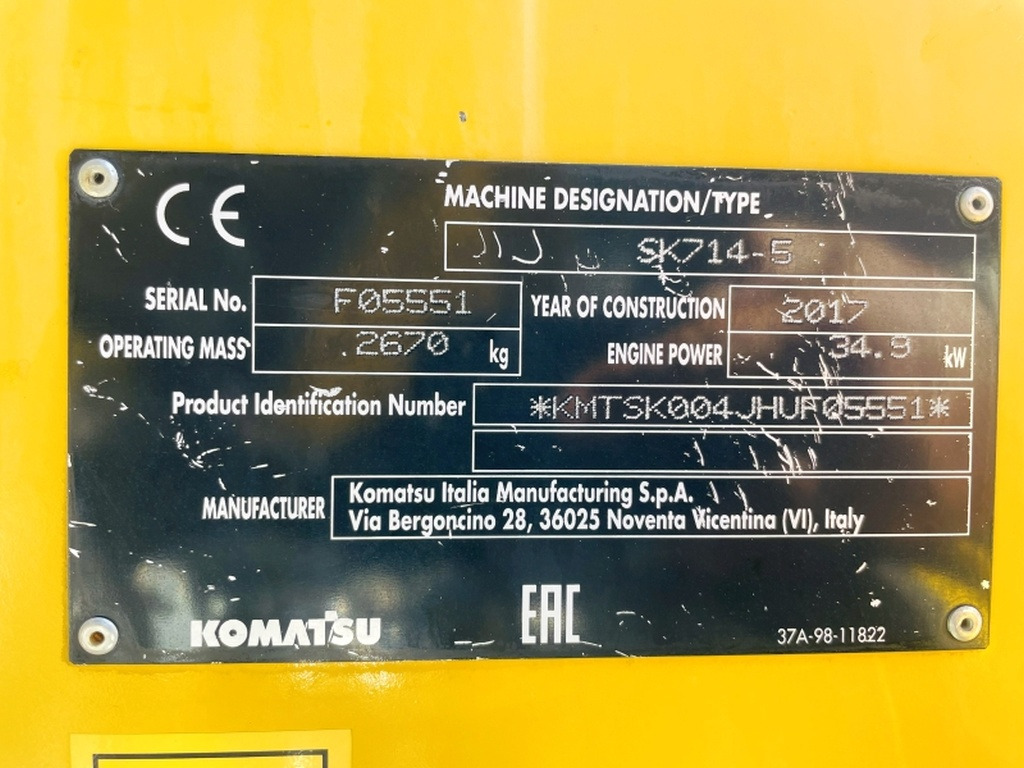 Komatsu SK714-5 (4067) - Skid steer loader: picture 3 Komatsu SK714-5 (4067) - Skid steer loader: picture 3