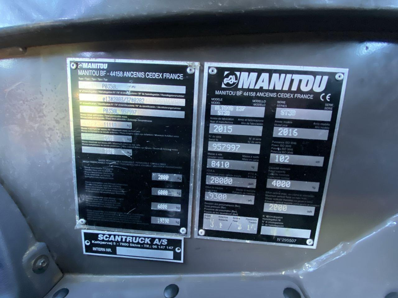 Manitou MLT840-137PS ELITE leasing Manitou MLT840-137PS ELITE: picture 10