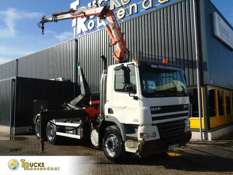 DAF CF 85.380 + ALTAS 165 + 6X4 + MANUAL + REMOTE - Hook lift truck, Crane truck: picture 1 DAF CF 85.380 + ALTAS 165 + 6X4 + MANUAL + REMOTE - Hook lift truck, Crane truck: picture 1