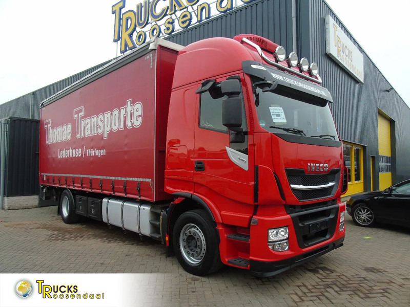 Iveco Stralis 460 + RETARDER + 2.73H + LIFT + EURO 6 - Curtain side truck: picture 1 Iveco Stralis 460 + RETARDER + 2.73H + LIFT + EURO 6 - Curtain side truck: picture 1