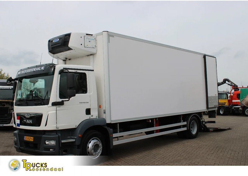MAN TGM 18.250 + EURO 6 + CARRIER + LIFT - Refrigerator truck: picture 1 MAN TGM 18.250 + EURO 6 + CARRIER + LIFT - Refrigerator truck: picture 1