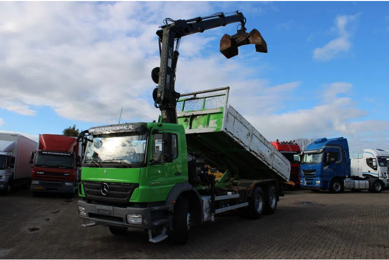 Mercedes-Benz Axor 2633 + TIPPER + HIAB 144 + REMOTE + MANUAL + 6x4 - Tipper, Crane truck: picture 2 Mercedes-Benz Axor 2633 + TIPPER + HIAB 144 + REMOTE + MANUAL + 6x4 - Tipper, Crane truck: picture 2