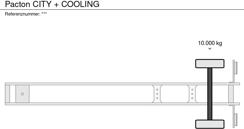 Refrigerator semi-trailer Pacton CITY + COOLING: picture 12